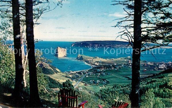 Perce Panorama view from the northwest hillsi