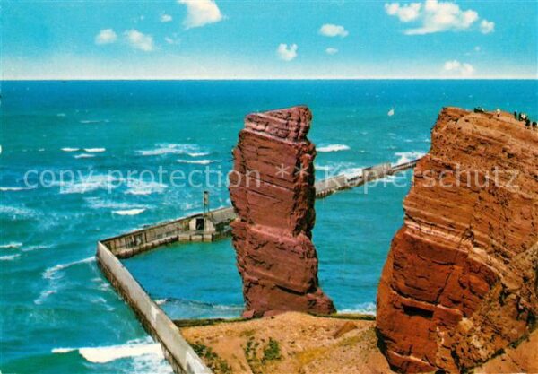 Helgoland Nordspitze und Lange Anna Fliegeraufnah