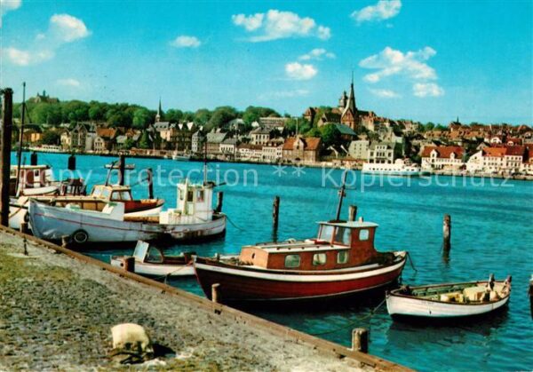 Flensburg Förde und Stadtblick