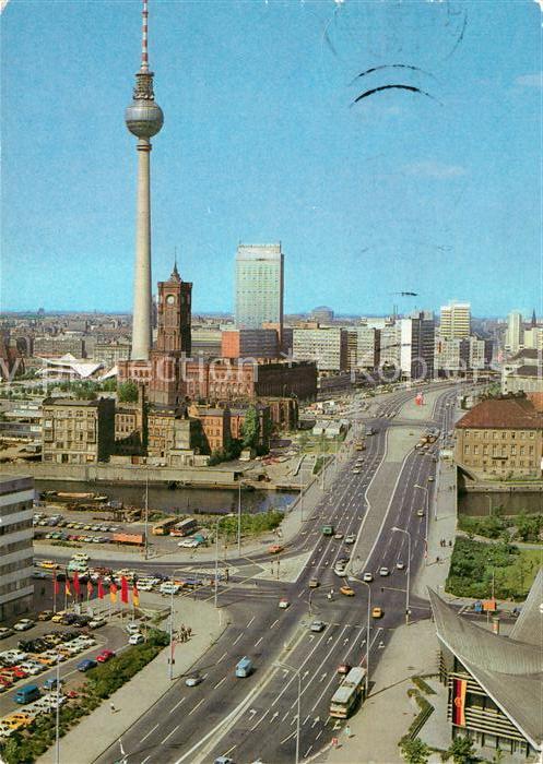 Berlin Blick zum Stadtzentrum