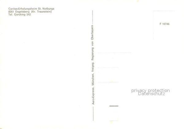 Engelsberg Oberbayern Caritas Erholungsheim St Notburga Detai – Bild 2