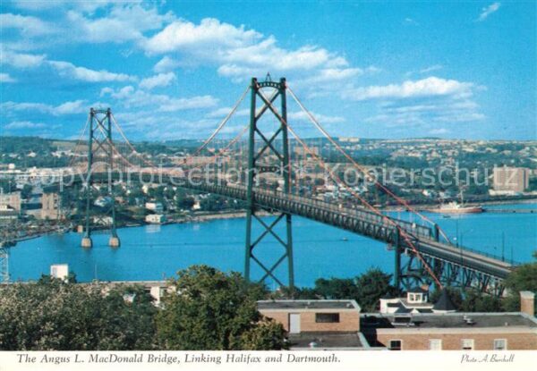Halifax Nova Scotia The Angus MacDonald Bridge