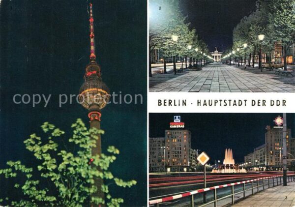 Berlin Fernsehturm Brandenburger Tor Strausber