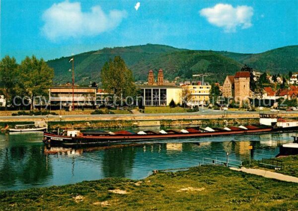 Eberbach Neckar Kurhaus Kohlefrachter