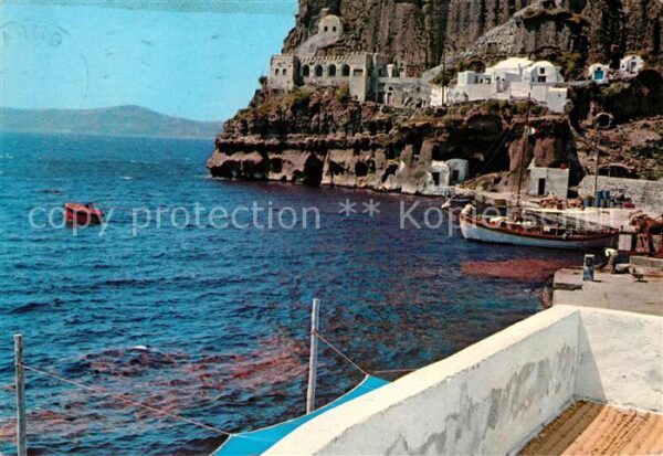 Santorin Thira Thera Küste Klippen