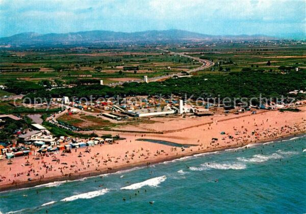 Castelldefels Camping La Ballena Alegres vista aerea