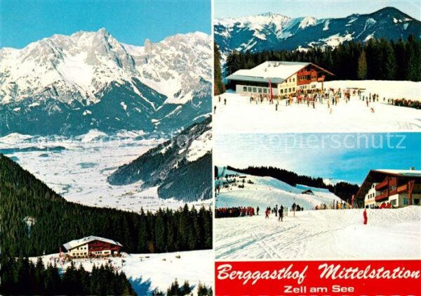 Zell See Berggasthof Mittelstation Wintersportpl