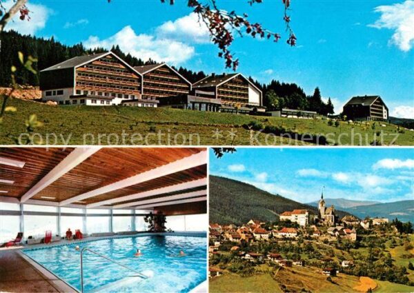 Althofen Kurbad Hotels Ortsansicht mit Kirche