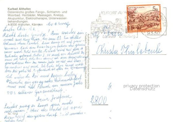 Althofen Kurbad Hotels Ortsansicht mit Kirche – Bild 2