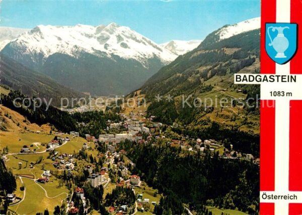 Badgastein Weltkurort Wintersportplatz Alpen Wappe