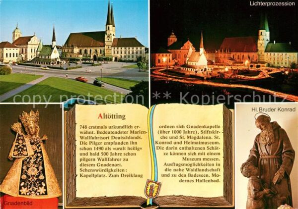 Altoetting Wallfahrtsort Geschicht Lichterprozessi