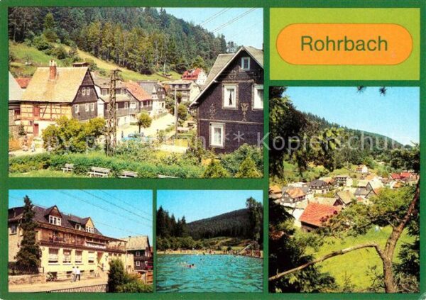 Rohrbach Saalfeld Ortsmotiv Konsum Gaststätte Sorbitzgrun