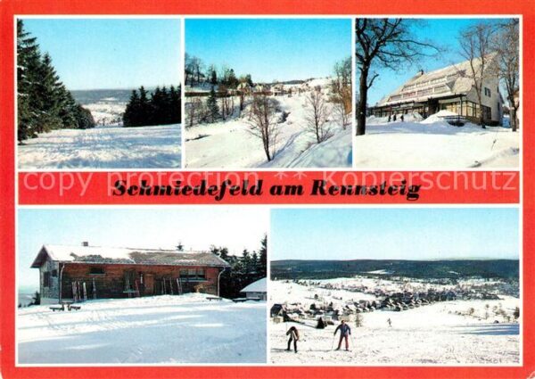 Schmiedefeld Rennsteig Bahnhof FDGB Erholungsheim DSF Liftbaud