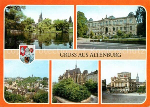 Altenburg Thueringen Kleiner Teich Lindenau Museum Schlosski