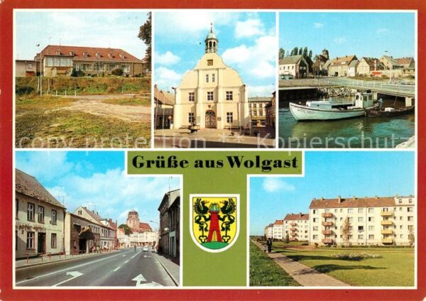 Wolgast Mecklenburg-Vorpommern HO Gaststätte Vier Jahreszeiten Rathaus