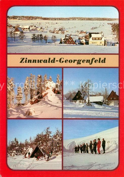 Zinnwald-Georgenfeld Teilansicht Lugstein Hütte am Hochmoor