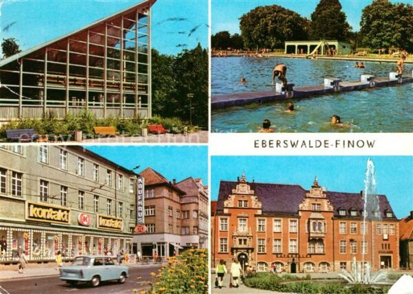 Finow Eberswalde Tierpark Gaststätte Freibad Kaufhaus Ko