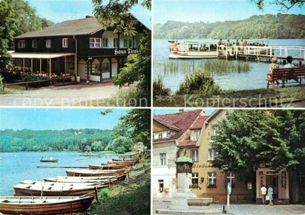Buckow Maerkische Schweiz FDGB Milchbar Schermützelsee Bootsverle