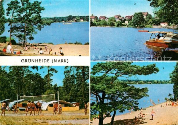 Gruenheide Mark Fangschleuse Werlsee Grünheide Zeltplat
