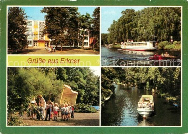Erkner Lenin Oberschule Schiffsanlegestelle Dä