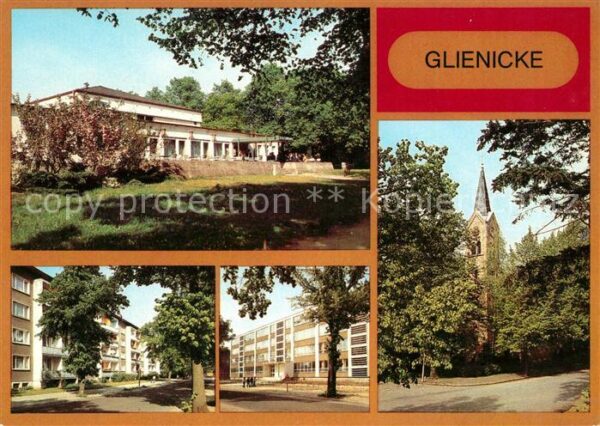 Glienicke Nordbahn Kulturhaus Leninstrasse Neue Schule Kir