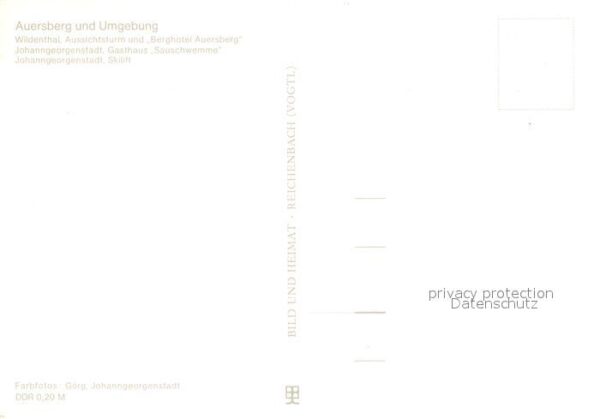 Johanngeorgenstadt Auersberg und Umgebung Aussichtsturm Be – Bild 2