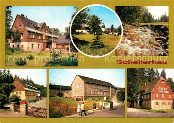 Schellerhau HO Gaststätte Kirche Tal der Roten Weis
