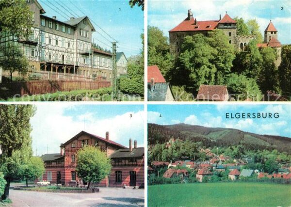 Elgersburg Reichsbahn Erholungsheim Schloss Bahnho