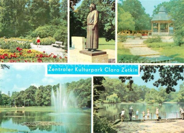 Leipzig Zentraler Kulturpark Clara Zetkin Denkm