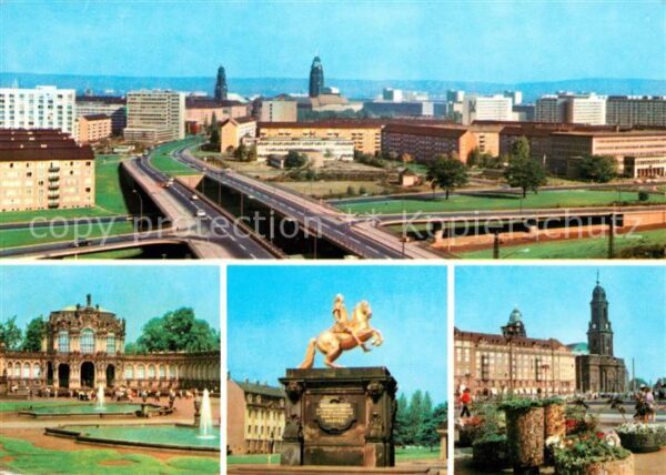 Dresden Altstadt Hochstraße Wallpavillon Zwinge