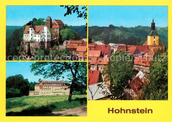 Hohnstein Saechsische Schweiz Burg FDGB Erholungsheim Hermann Duncker