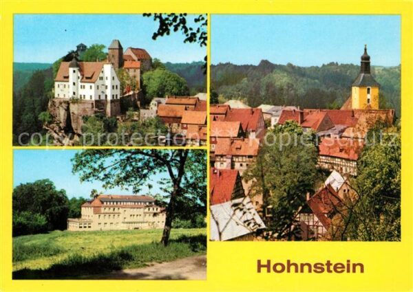 Hohnstein Saechsische Schweiz Burg FDGB Erholungsheim Hermann Duncker