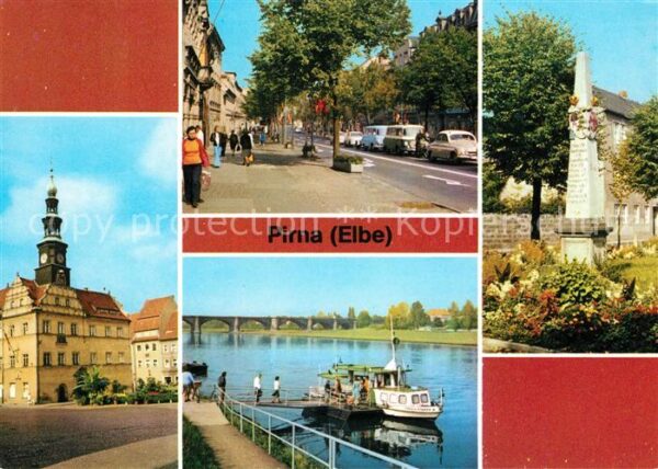 Pirna Postsäule Anlegestelle