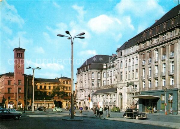 Erfurt Bahnhofplatz Erfurter Hof