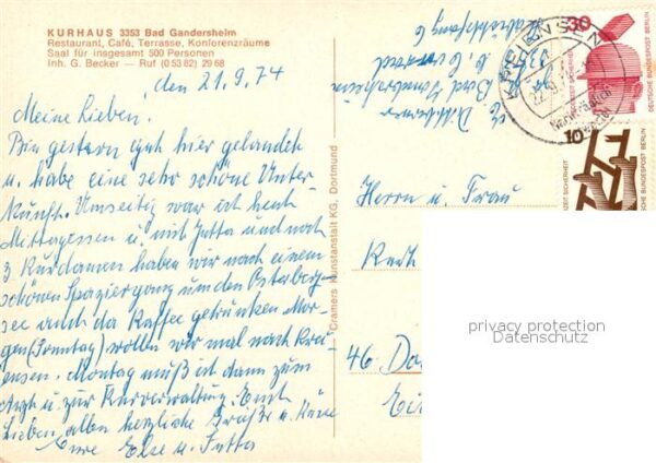 Gandersheim Bad Kurhaus – Bild 2