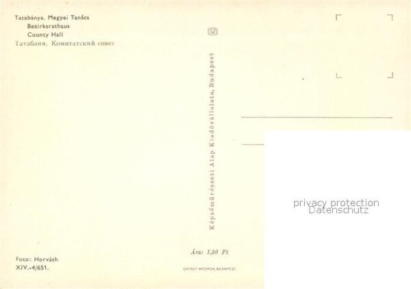 Tatabanya Bezirksrathaus – Bild 2