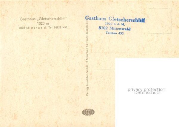 Mittenwald Bayern Gasthaus Gletscherschliff Winteraufnahm – Bild 2