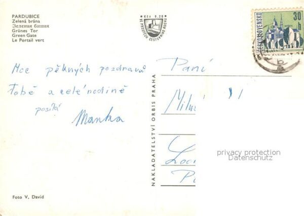 Pardubice Pardubitz Grünes Tor – Bild 2
