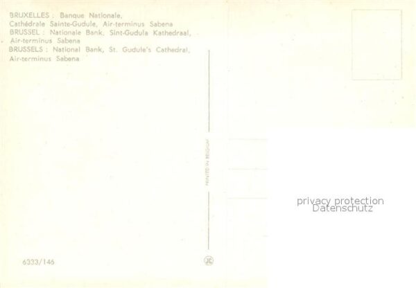 Bruessel Bruxelles Kathedrale National Bank – Bild 2