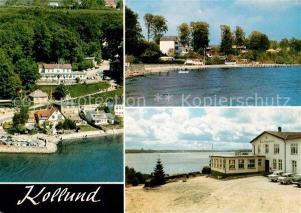 Kollund Daenemark Fliegeraufnahme Panorama