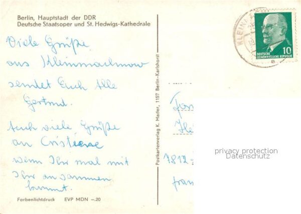 Berlin Deutsche Staatsoper Sankt Hedwigskathed – Bild 2
