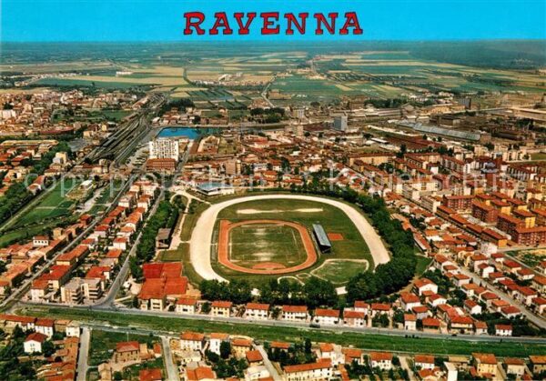 Ravenna Italia Fliegeraufnahme Hippodrom