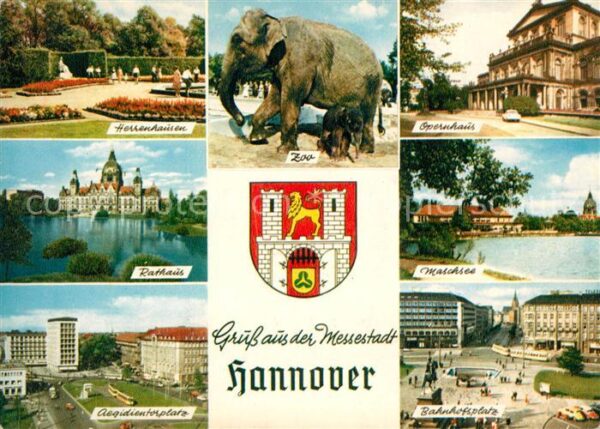 Hannover Rathaus Bahnhofplatz Opernhaus Maschsee