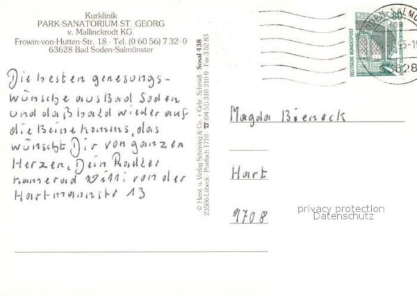 Soden-Salmuenster Bad Kurklinik St Georg – Bild 2