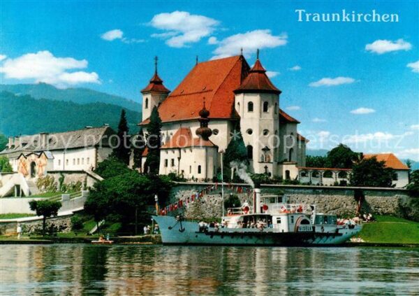 Traunkirchen Pfarrkirche Maria Krönung Raddampfer Gi