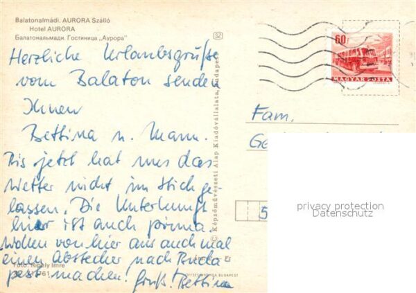 Balatonalmadi Hotel Aurora – Bild 2