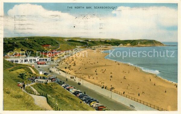 Scarborough UK Panorama North Bay Beach