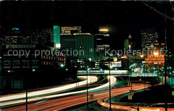 Atlanta Georgia Skyline at night