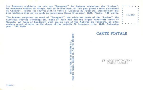 Saint Jean Port Joli Auberge du Faubourg Swimming Pool – Bild 2