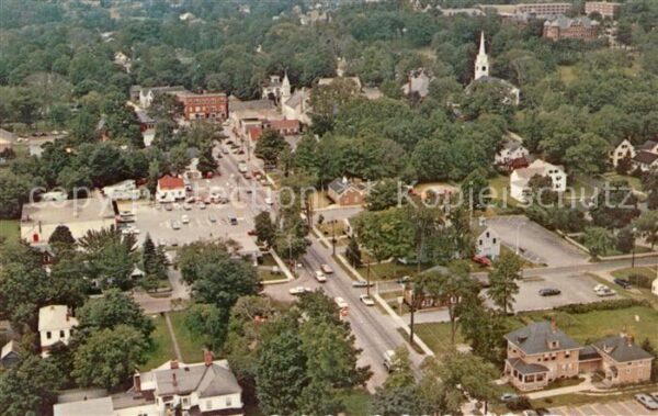 Gorham Maine Airview showing the campus of Gorham St